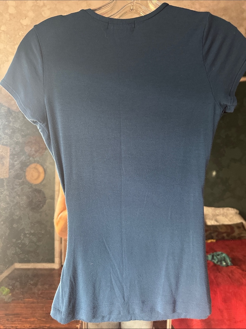 Banana Republic Teal-Blue Short Sleeve Wrap Top - Picture 5 of 5